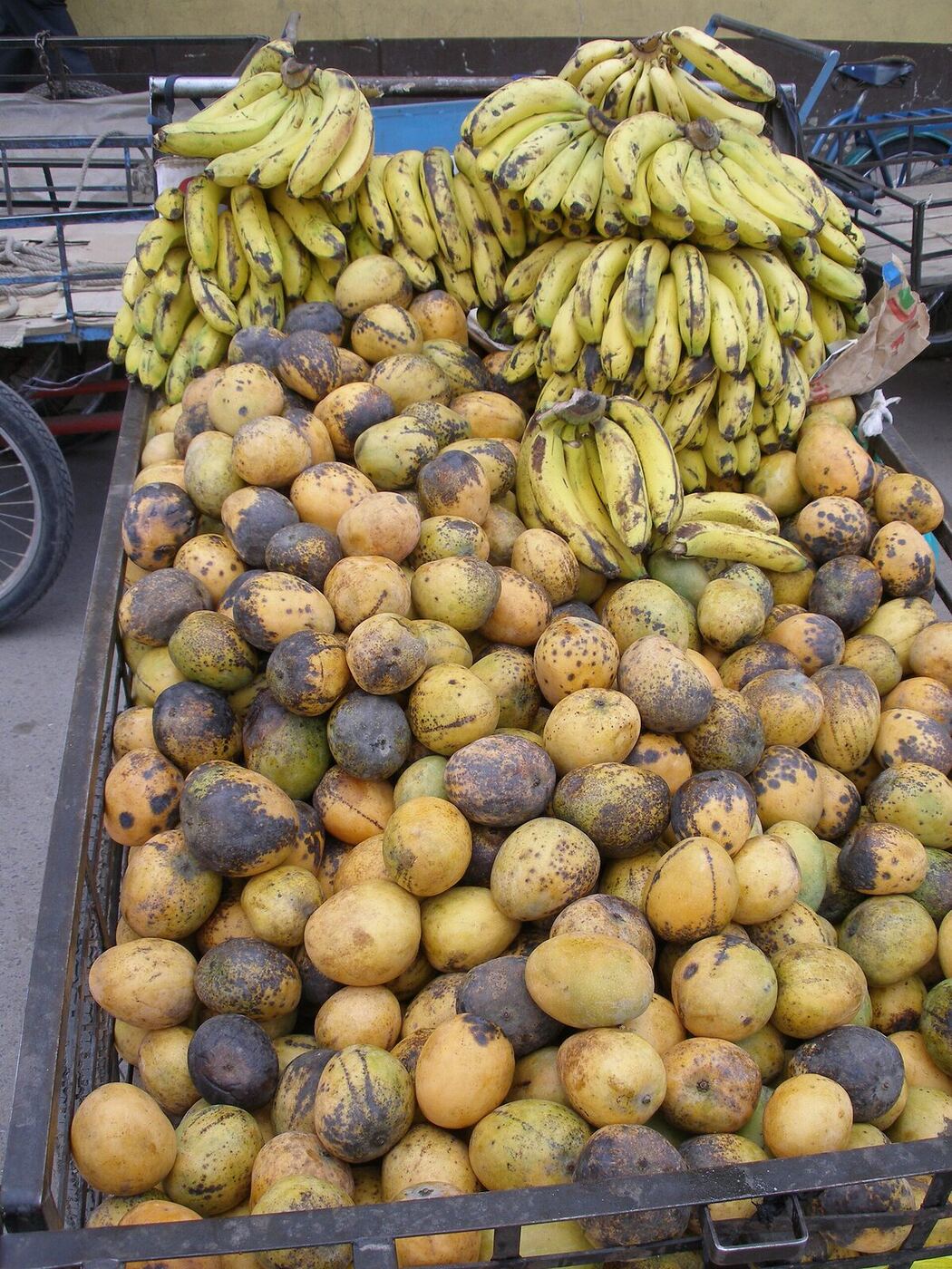La fruta de temporada cambia por completo el mercado cada pocas semanas.